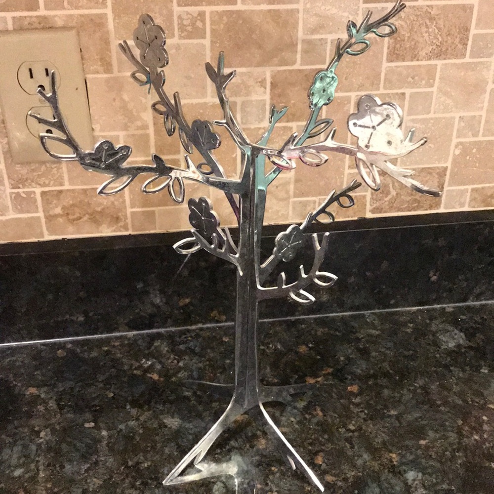 Antique jewelry tree